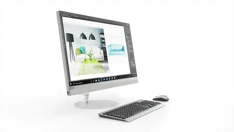 Popolare Lenovo IdeaCentre 520 60,5 cm (23.8") 1920 x 1080 Pixel 7th Generation AMD A9-Series APUs 8 GB DDR4-SDRAM 1000 GB HDD PC All-in-one Windows 10 Home Wi-Fi 5 (802.11ac) Argento