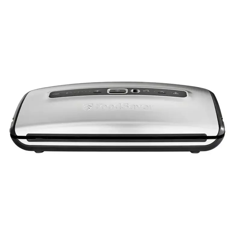 FoodSaver FFS016X-01 macchina per sottovuoto 0,8 mbar Nero, Acciaio inossidabile Popolare
