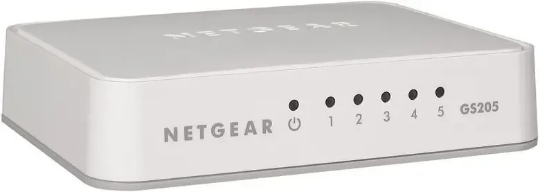 Direttamente Dal Produttore Netgear GS205 Non gestito Gigabit Ethernet (10/100/1000) Bianco