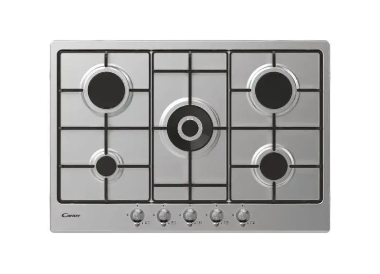 Compra Oggi Stesso Candy Classic CHW74WTX Acciaio inossidabile Da incasso 75 cm Gas 5 Fornello(i)