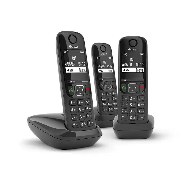 Gigaset AS690 Trio Telefono DECT Identificatore di chiamata Nero Ultima Occasione