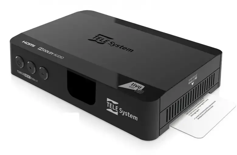 Subito Disponibile TELE System TS9018HEVC Cavo, Ethernet (RJ-45) Full HD Nero