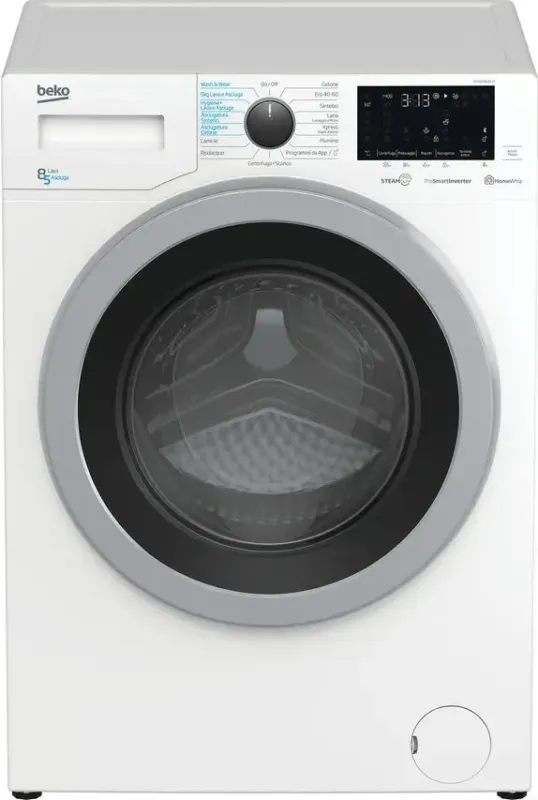 Beko Lavasciuga a Vapore HTV8736XS-IT, 8/5 kg, 1400 giri/min Sconto