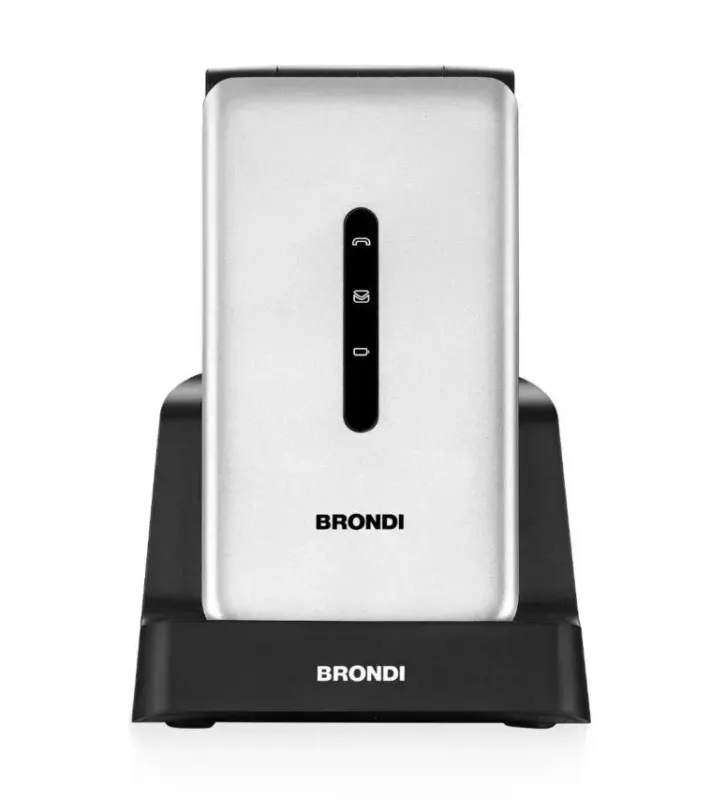 Brondi Amico Flip 4G 8,89 cm (3.5") 136 g Argento Telefono cellulare basico Ultima Occasione