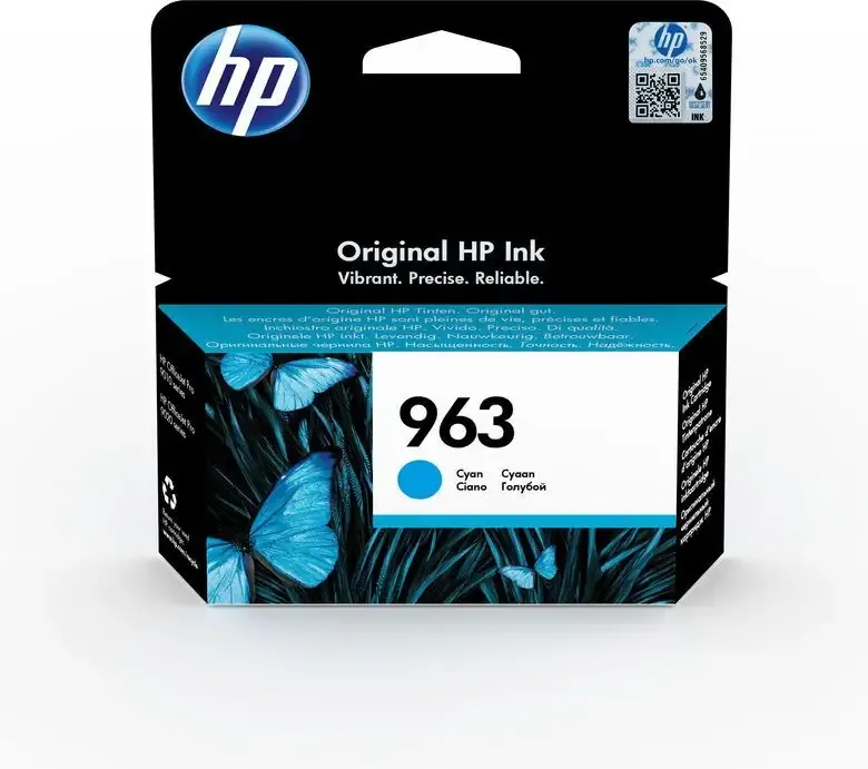 HP Cartuccia di inchiostro ciano originale 963 Non Perdere