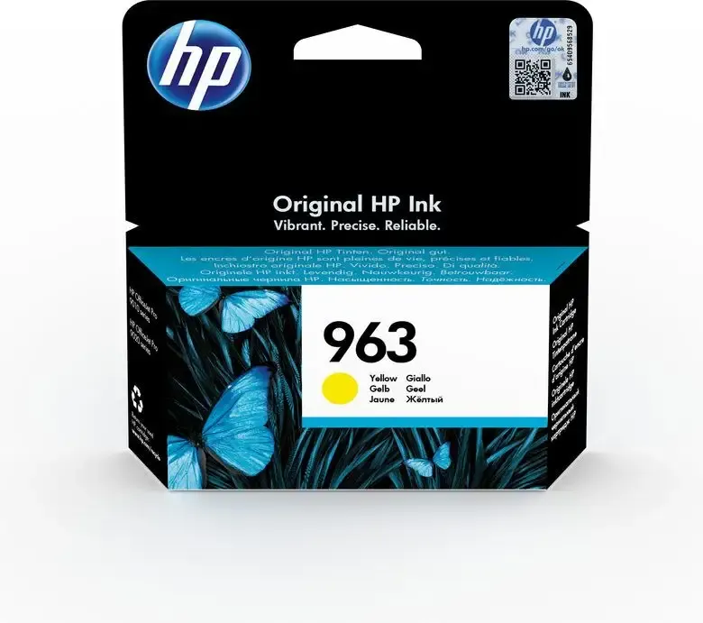 Esclusivo HP Cartuccia di inchiostro giallo originale 963