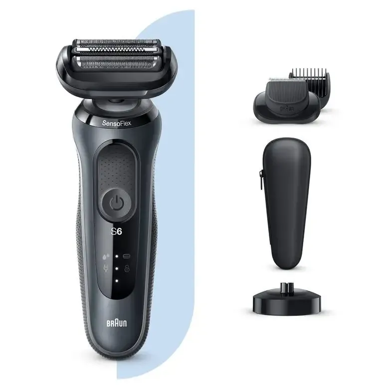 Braun Series 6 60-N4500cs Rasoio Trimmer Grigio Ultima Occasione