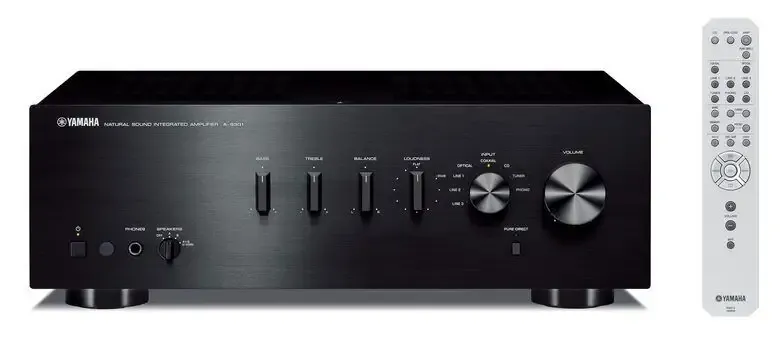 Popolare Yamaha A-S301 2.0 canali Casa Nero