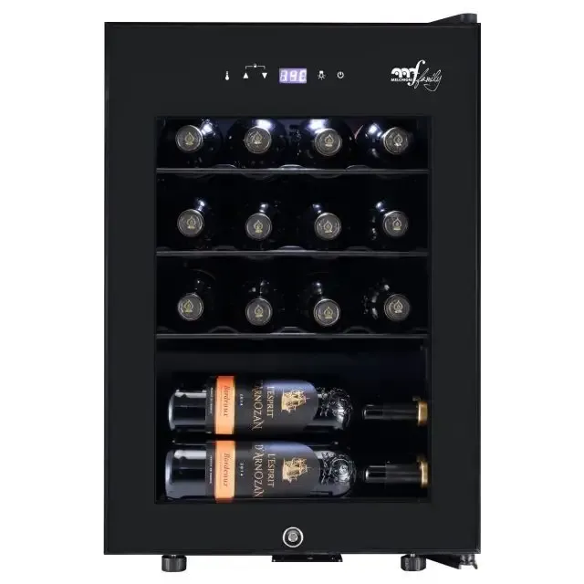 Melchioni Vermentino 16C Cantinetta vino con compressore Libera installazione Nero 16 bottiglia/bottiglie Sconto