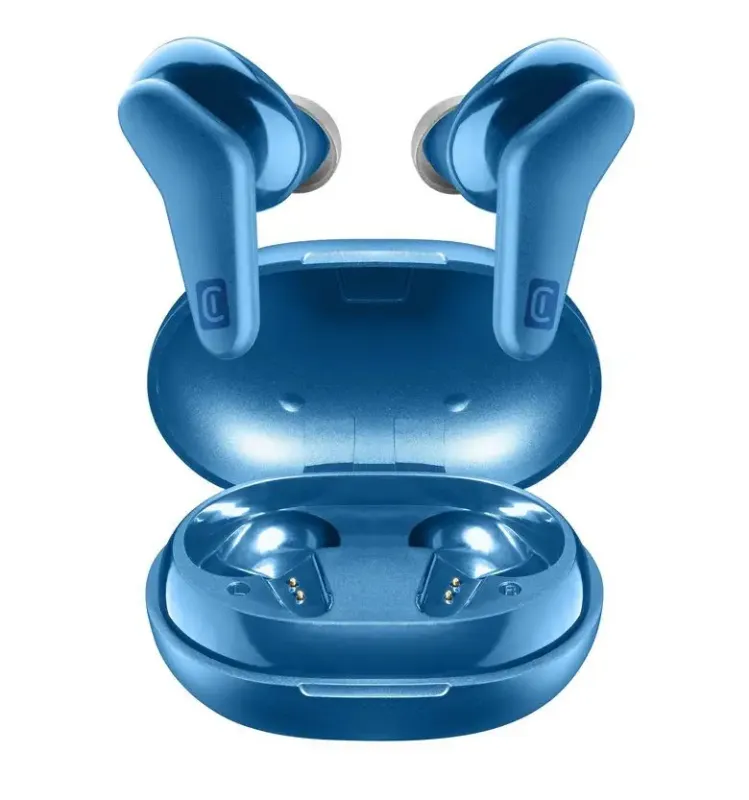 Scelto Dai Clienti Cellularline HARK Auricolari Bluetooth® stereo senza fili con custodia di ricarica Blu