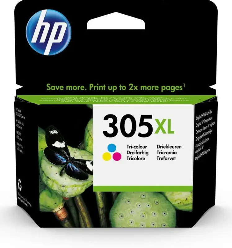 Compra Oggi Stesso HP Cartuccia di inchiostro tricromia originale ad alta capacità 305XL