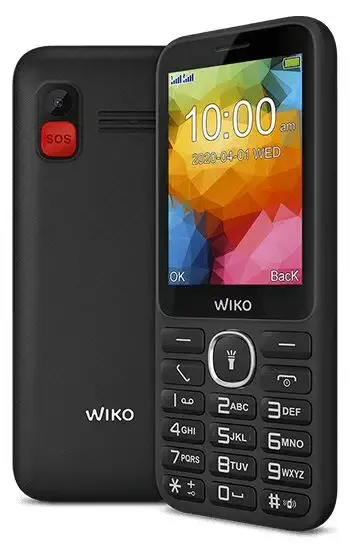 Nuovo Arrivo Wiko F200 5,84 cm (2.3") 96 g Nero Telefono cellulare basico