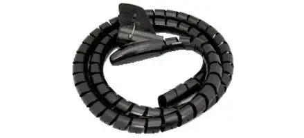 Jolly Line CC-03 BLACK Pavimento Tubo flessibile per cavo Nero 1 pz Consegna Rapida