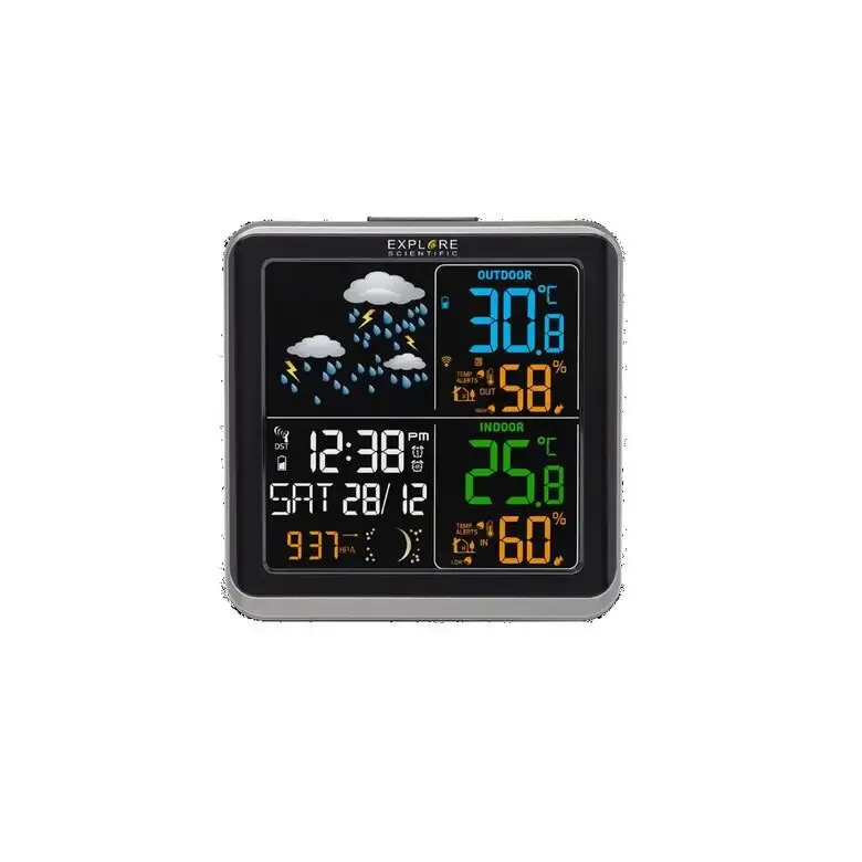 Explore Scientific WSH-4008C stazione meteorologica digitale Nero AC Compra Oggi Stesso