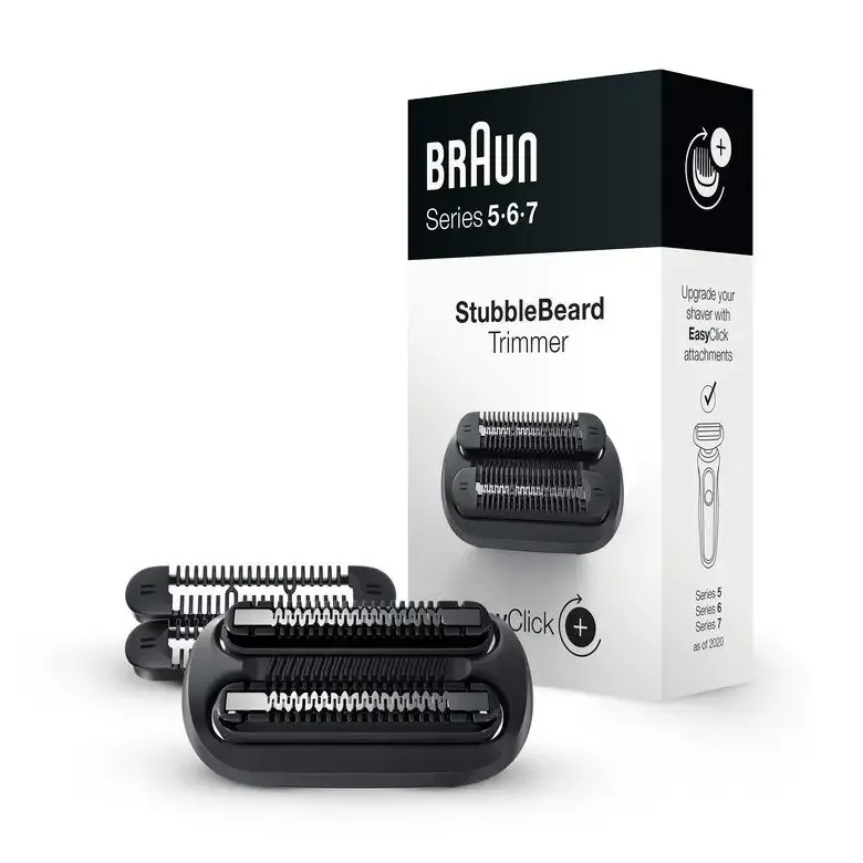 Braun EasyClick Accessorio Rifinitore Effetto Barba Incolta Per Rasoio Elettrico Series 5, 6 E 7 (Nuova Generazione) Esclusivo