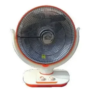 Di Tendenza DCG Eltronic SA9660N stufetta elettrica Interno Arancione, Bianco 900 W Riscaldatore ambiente elettrico con ventilatore
