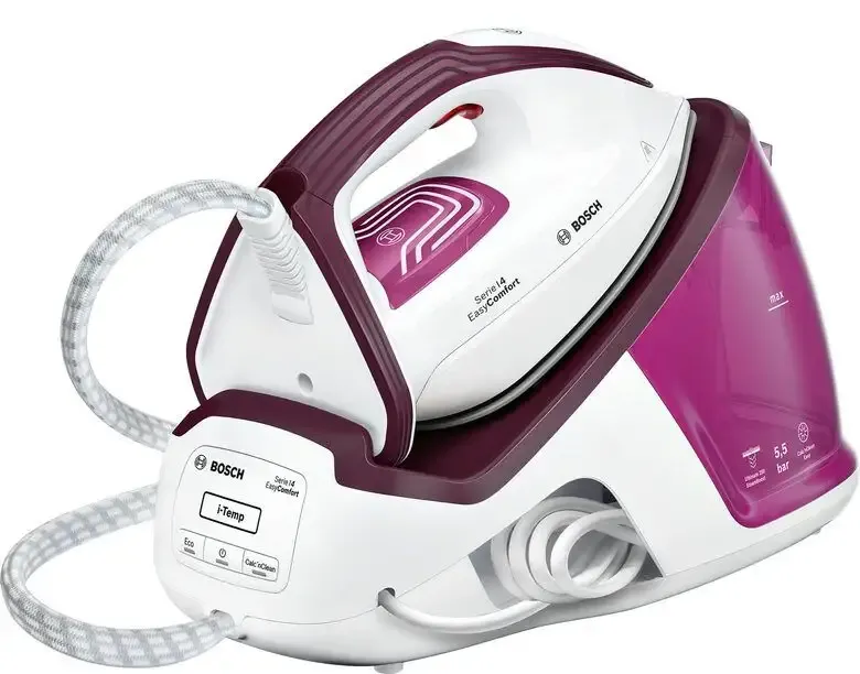 Bosch Serie 4 TDS4020 ferro da stiro a caldaia 2400 W 1,4 L Piastra Ceranium Glissée Rosso, Bianco Promozione Esclusiva