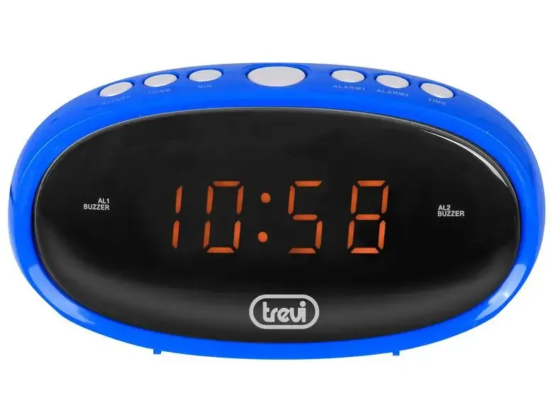 Trevi EC 880 BLU orologio da tavolo Orologio da tavolo digitale Ovale Nuova Collezione