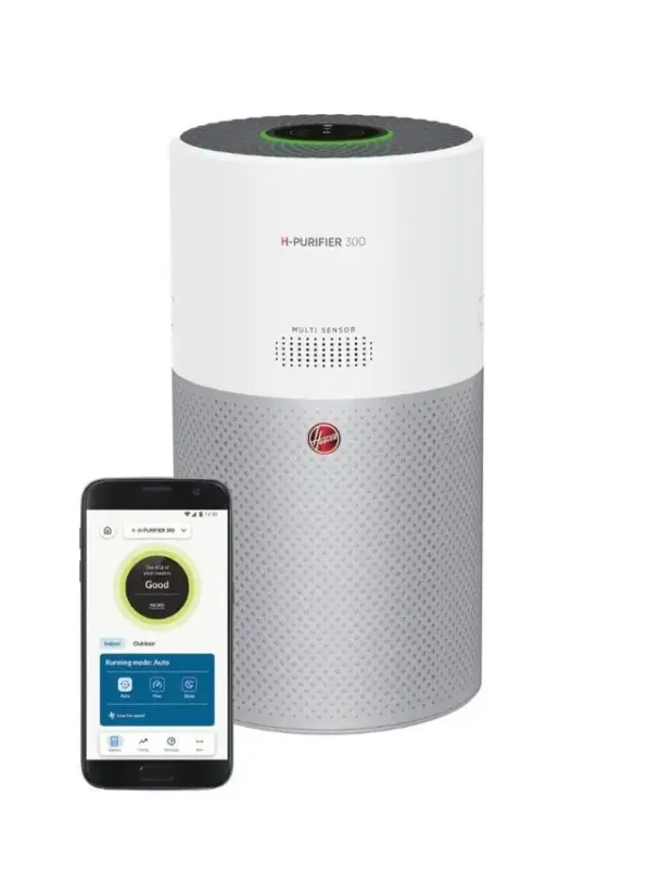 Hoover H-PURIFIER 300 purificatore 100 m² Argento, Bianco Compra Online