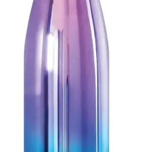 The Steel Bottle Chrome series Uso quotidiano 500 ml Acciaio inossidabile Blu, Porpora Quantità Limitata