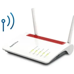 Popolare FRITZ! Box 6850 LTE router wireless Gigabit Ethernet Dual-band (2.4 GHz/5 GHz) 3G 4G Rosso, Bianco
