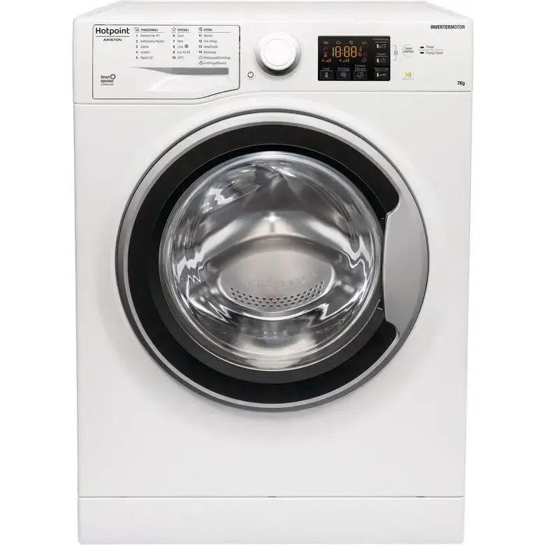 Occasione Imperdibile Hotpoint RSSG R427 JX IT N lavatrice Caricamento frontale 7 kg 1200 Giri/min C Bianco