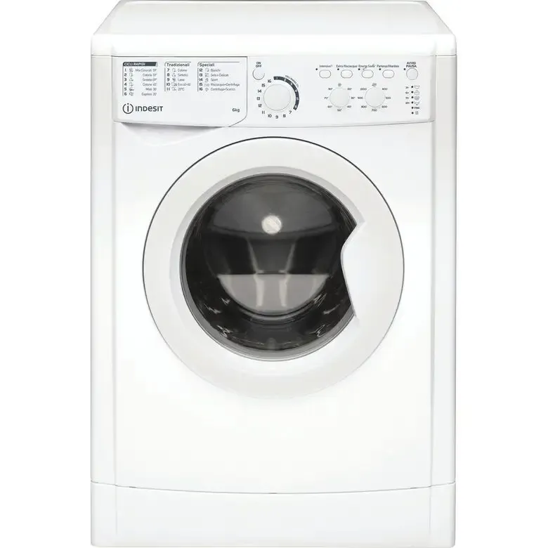 Non Perdere Indesit EWC 61051 W IT N lavatrice Caricamento frontale 6 kg 1000 Giri/min F Bianco