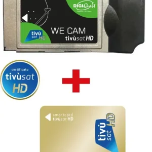 Digiquest WE CAM Tivùsat HD Modulo di accesso condizionato (CAM) Ultimissimo Modello