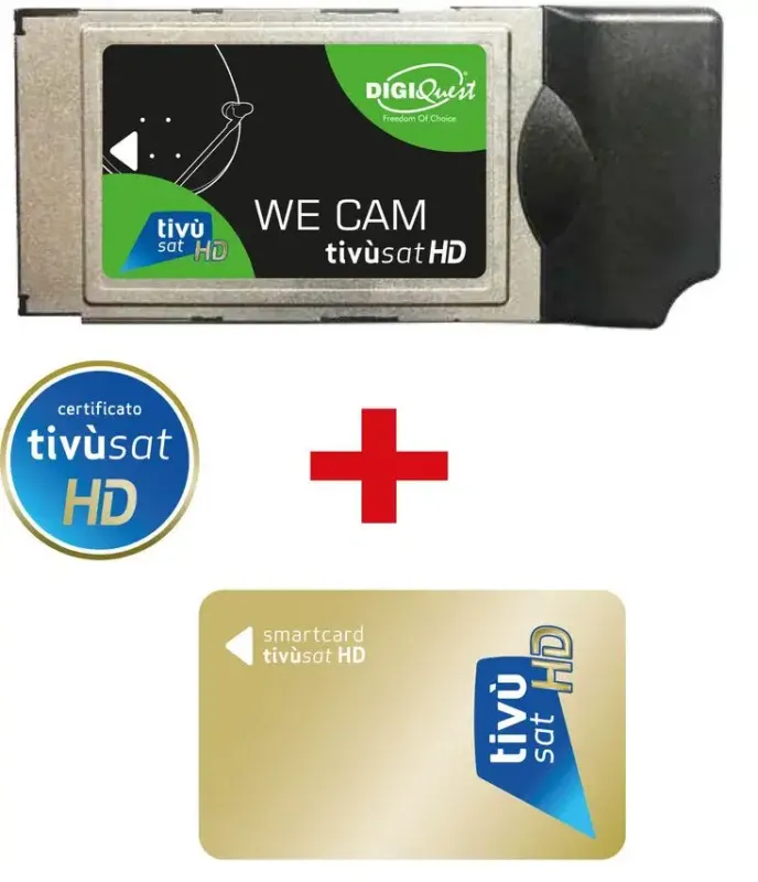 Digiquest WE CAM Tivùsat HD Modulo di accesso condizionato (CAM) Ultimissimo Modello