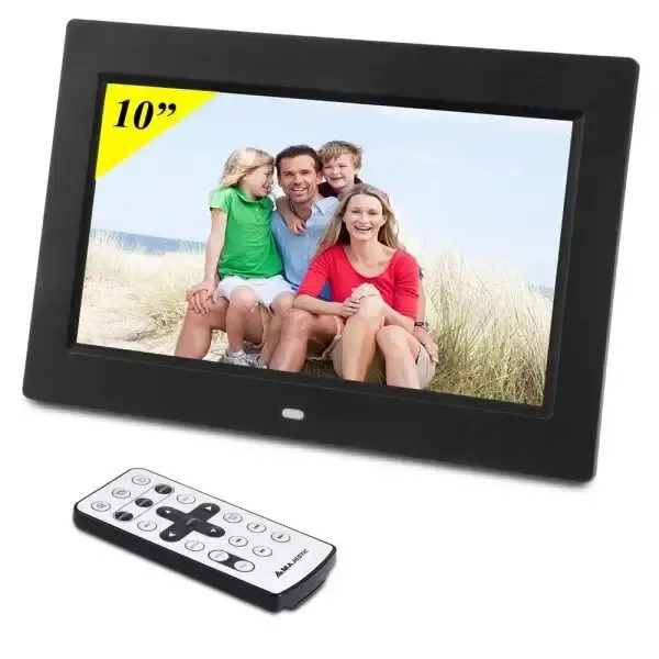 New Majestic DF-820 cornice per foto digitali Nero 25,6 cm (10.1") Nuova Collezione