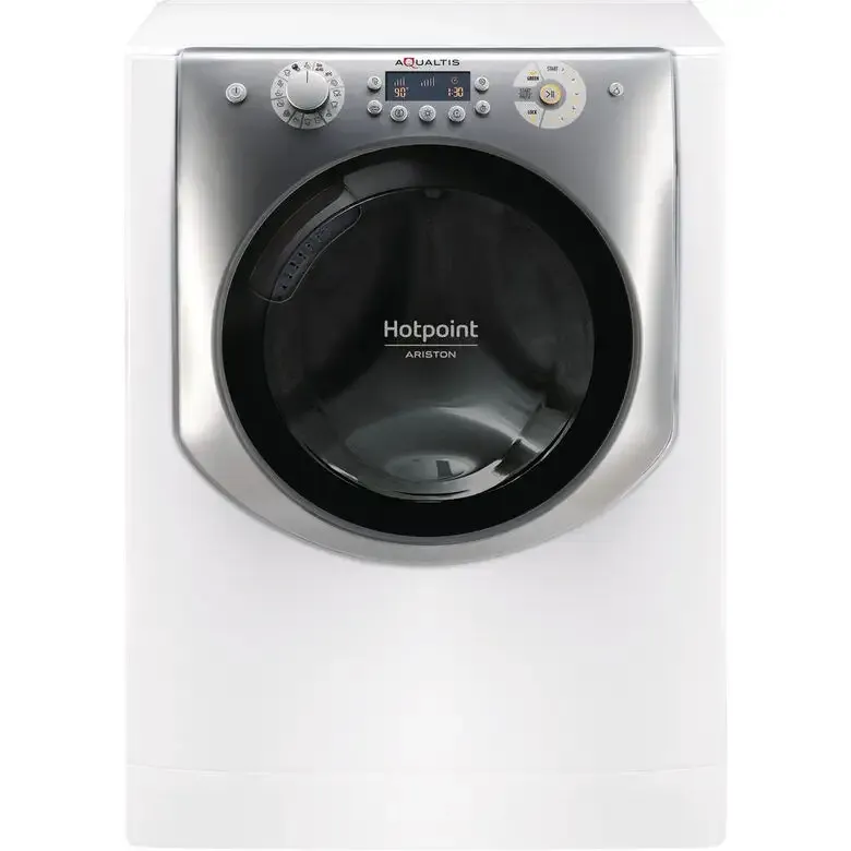Solo Oggi Hotpoint AQD972F 697 EU N lavasciuga Libera installazione Caricamento frontale Argento, Bianco E