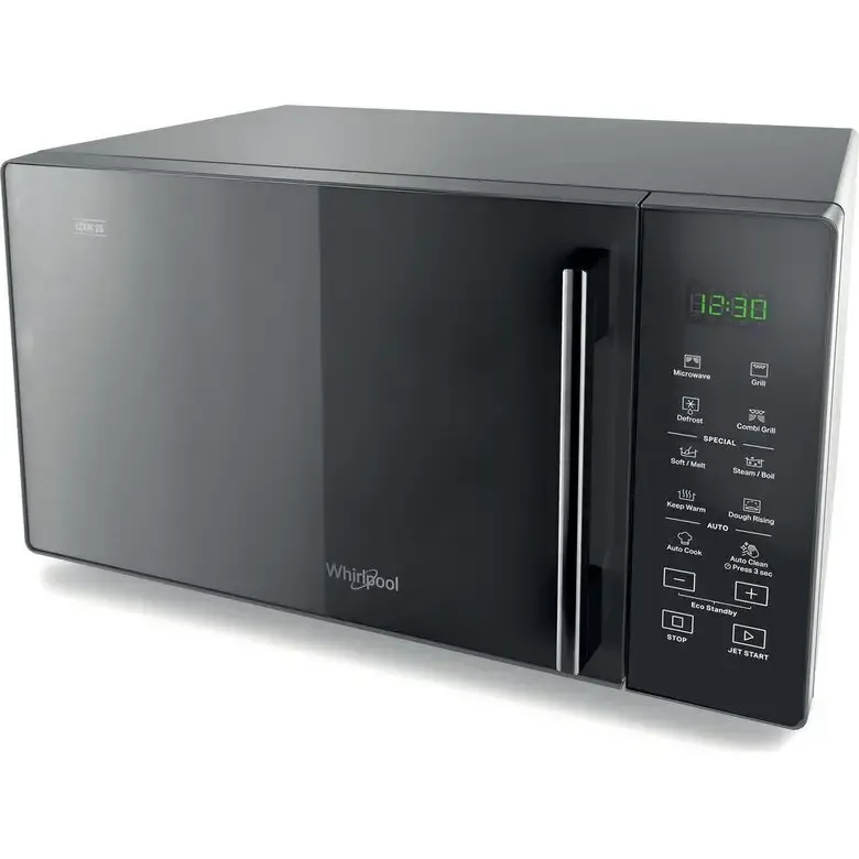 Whirlpool MWP 254 SM Superficie piana Microonde combinato 25 L 900 W Nero, Specchio Solo Oggi