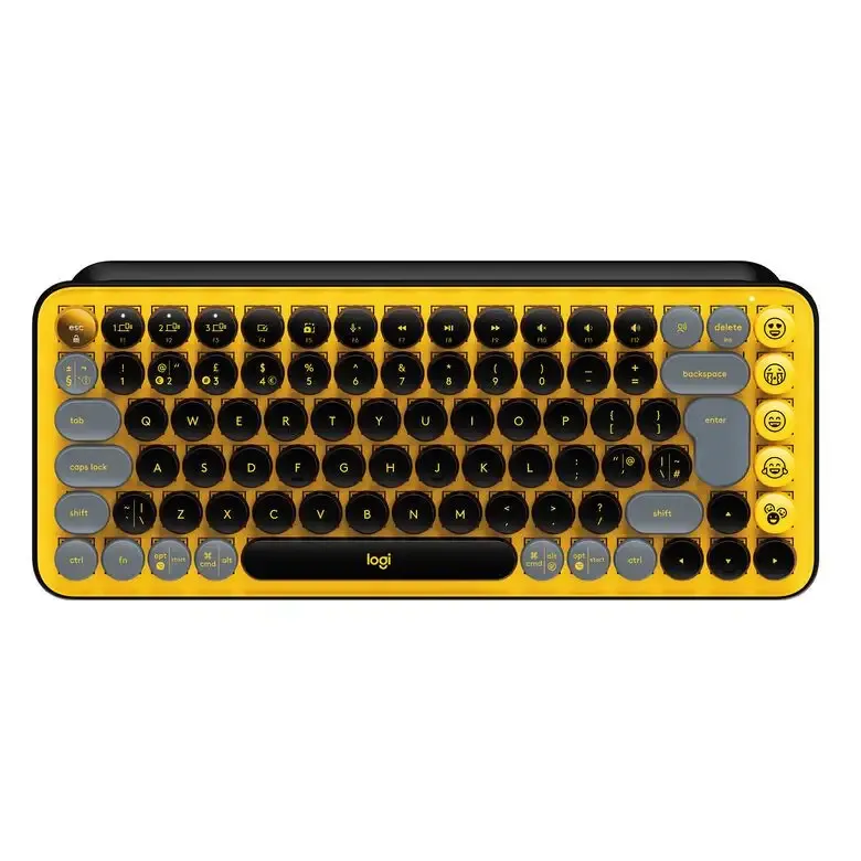 Logitech POP Keys Tastiera Meccanica Wireless con Tasti Emoji Personalizzabili, Design Compatto Durevole, Connettività Bluetooth o USB, Compatibilità Multidispositivo e OS - Blast Promozione