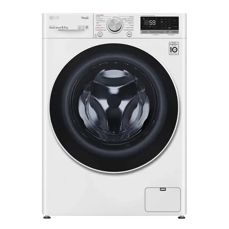 Direttamente Dal Produttore LG F2WV5S8S0E Lavatrice Slim Intelligente AIDD 8.5kg Vapore TurboWash 1200 Giri/min Carica frontale Classe C