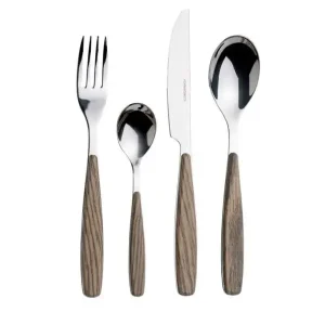 Spedito Oggi Foppapedretti 9901343072 set di posate 4 pz Oliva