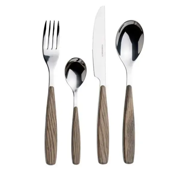 Spedito Oggi Foppapedretti 9901343072 set di posate 4 pz Oliva