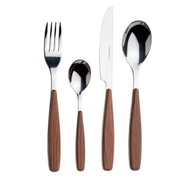 Prezzo Basso Foppapedretti 9901343096 set di posate 4 pz Noce