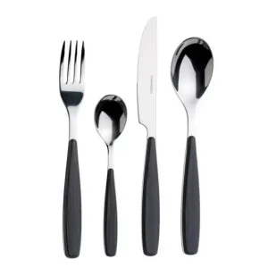Foppapedretti 9901343186 set di posate 24 pz Nero Ultima Occasione