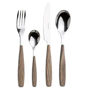 Foppapedretti 9901343172 set di posate 24 pz Oliva, Acciaio inossidabile Occasione Imperdibile