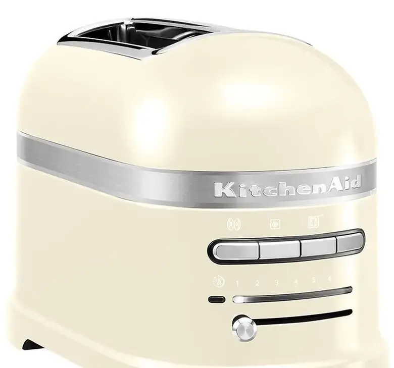 Più Venduto KitchenAid 5KMT2204EAC 7 2 fetta/e 1250 W Crema, Acciaio inox