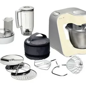 Bosch MUM54920 robot da cucina 900 W 3,9 L Acciaio inossidabile, Bianco Promozione