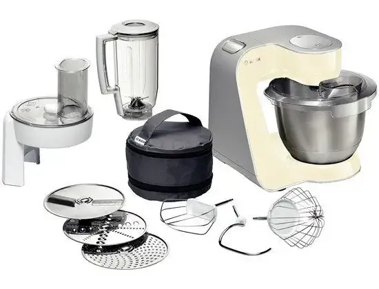 Bosch MUM54920 robot da cucina 900 W 3,9 L Acciaio inossidabile, Bianco Promozione