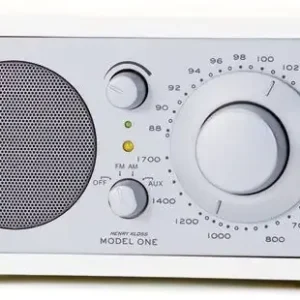 Vendita Finale Tivoli Audio Model One Portatile Analogico Argento, Bianco