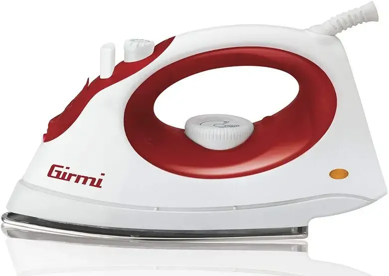 Non Perdere Girmi ST01 Ferro da stiro a secco e a vapore Acciaio inossidabile 1800 W Rosso, Bianco