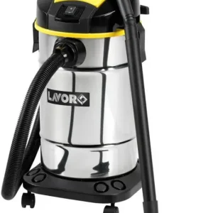 Lavorwash Trenta X Bidone Aspiratutto Nero, Acciaio inossidabile, Giallo Popolare