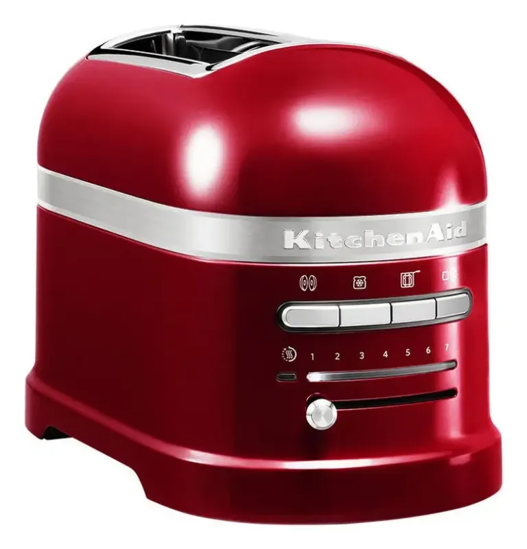 Reso Gratuito KitchenAid 5KMT2204ECA 7 2 fetta/e 1250 W Rosso, Acciaio inox