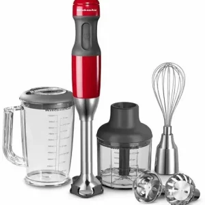 Solo Oggi KitchenAid 5KHB2571 1 L Frullatore ad immersione 180 W Rosso, Acciaio inossidabile