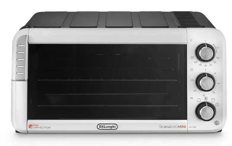 Novità De’Longhi EO 12562 fornetto con tostapane 12 L 800 W Nero, Bianco Grill