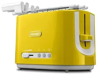 De’Longhi CTE 2303.Y tostapane 2 fetta/e 550 W Arancione, Bianco Novità