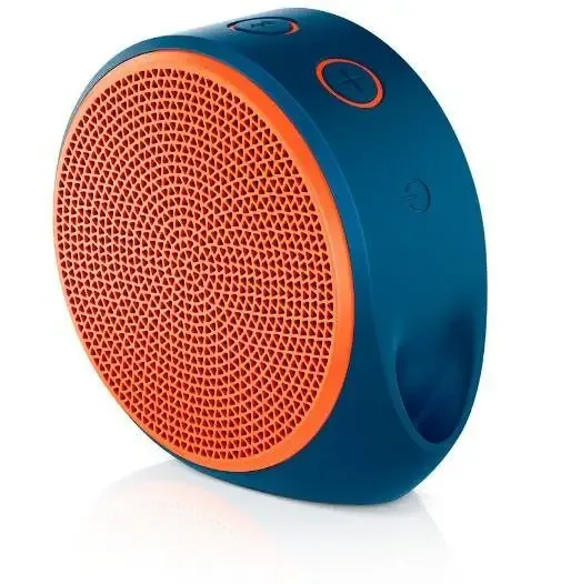 Popolare Logitech X100 Mobile Speaker Altoparlante portatile mono Nero, Arancione
